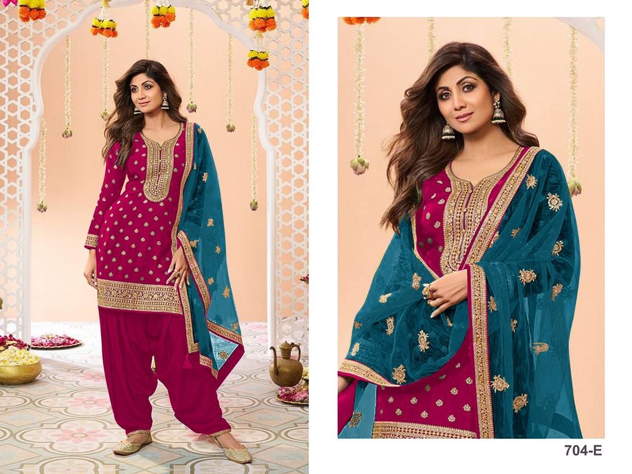 SITARAH 704 NEW PRESENTING PANJABI PATIYALA SALWAR SUIT