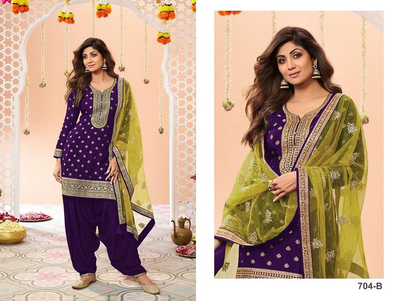 SITARAH 704 NEW PRESENTING PANJABI PATIYALA SALWAR SUIT