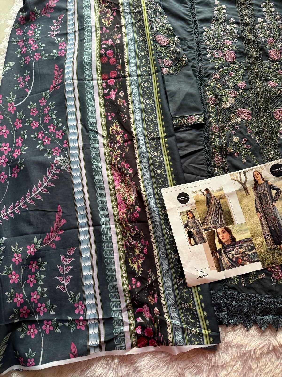   MEHBOOB TEX 1598 PAKISTANI LAWN COTTON SALWAR SUIT