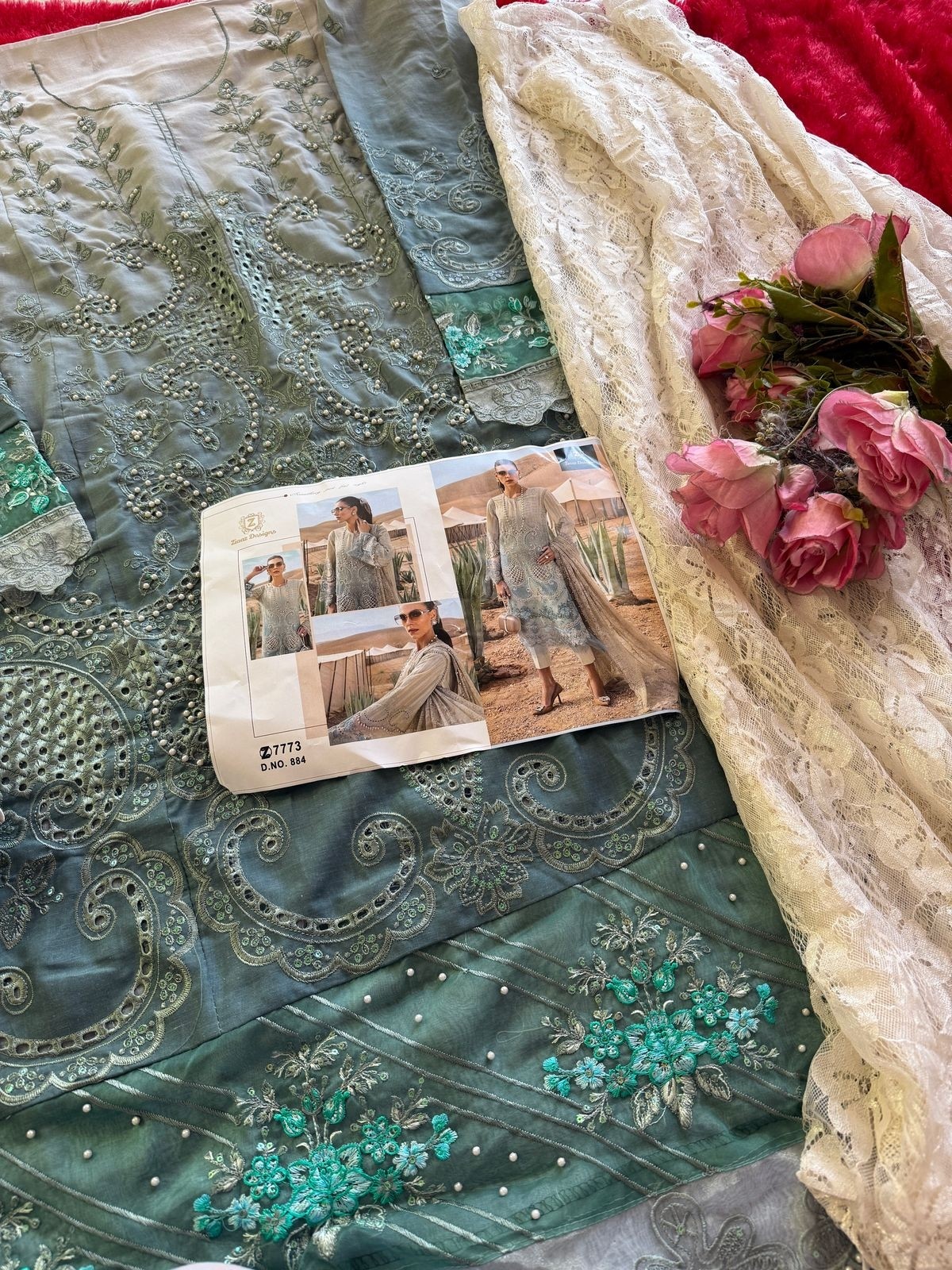 ZIAAZ DESIGNS 884 TO 885 PAKISTANI FESTIVAL SALWAR KAMEEZ 