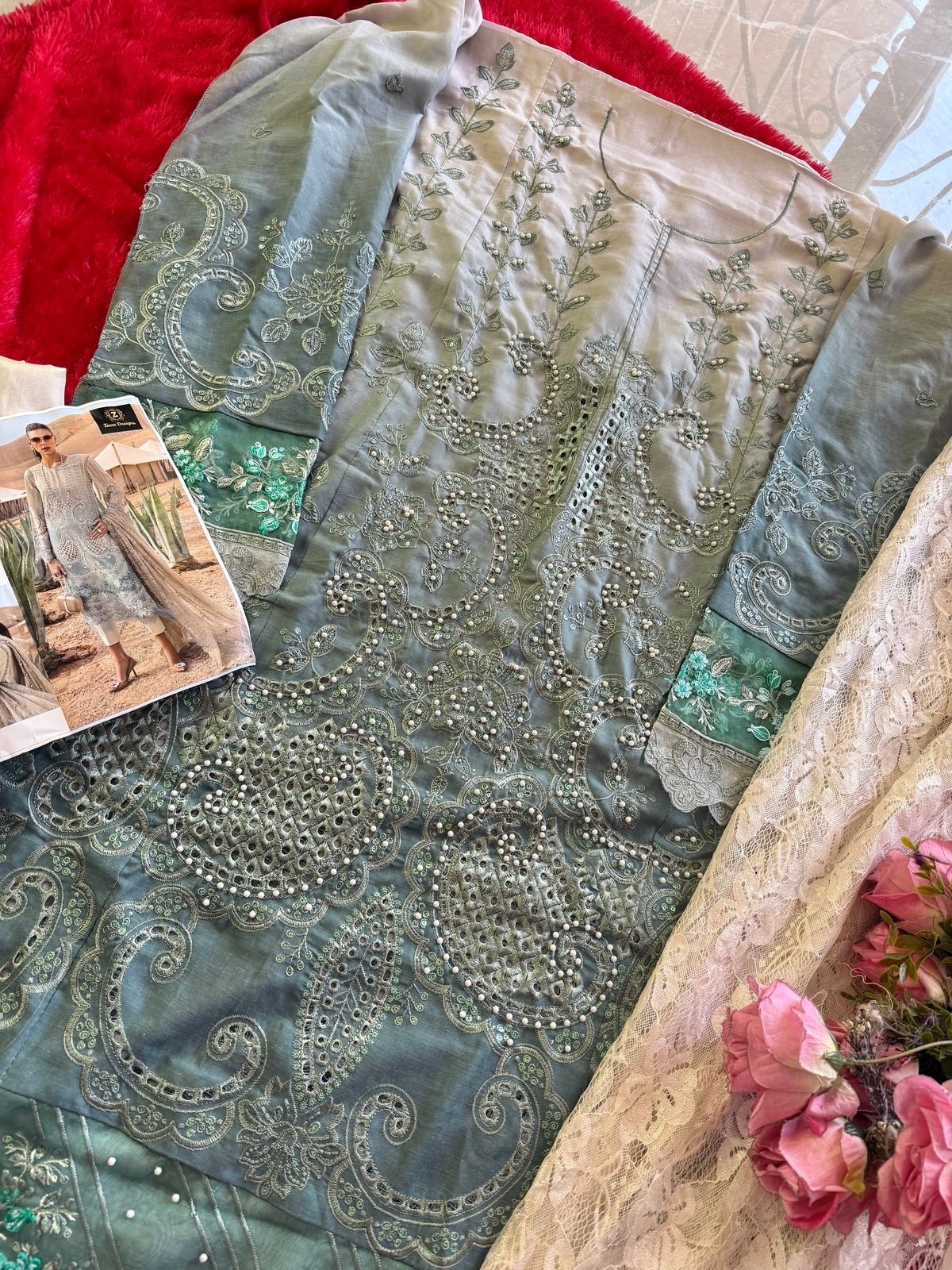 ZIAAZ DESIGNS 884 TO 885 PAKISTANI FESTIVAL SALWAR KAMEEZ 