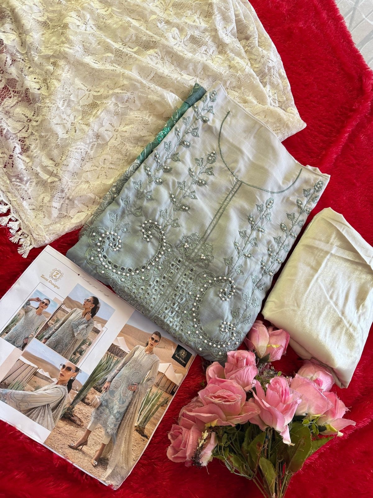 ZIAAZ DESIGNS 884 TO 885 PAKISTANI FESTIVAL SALWAR KAMEEZ 