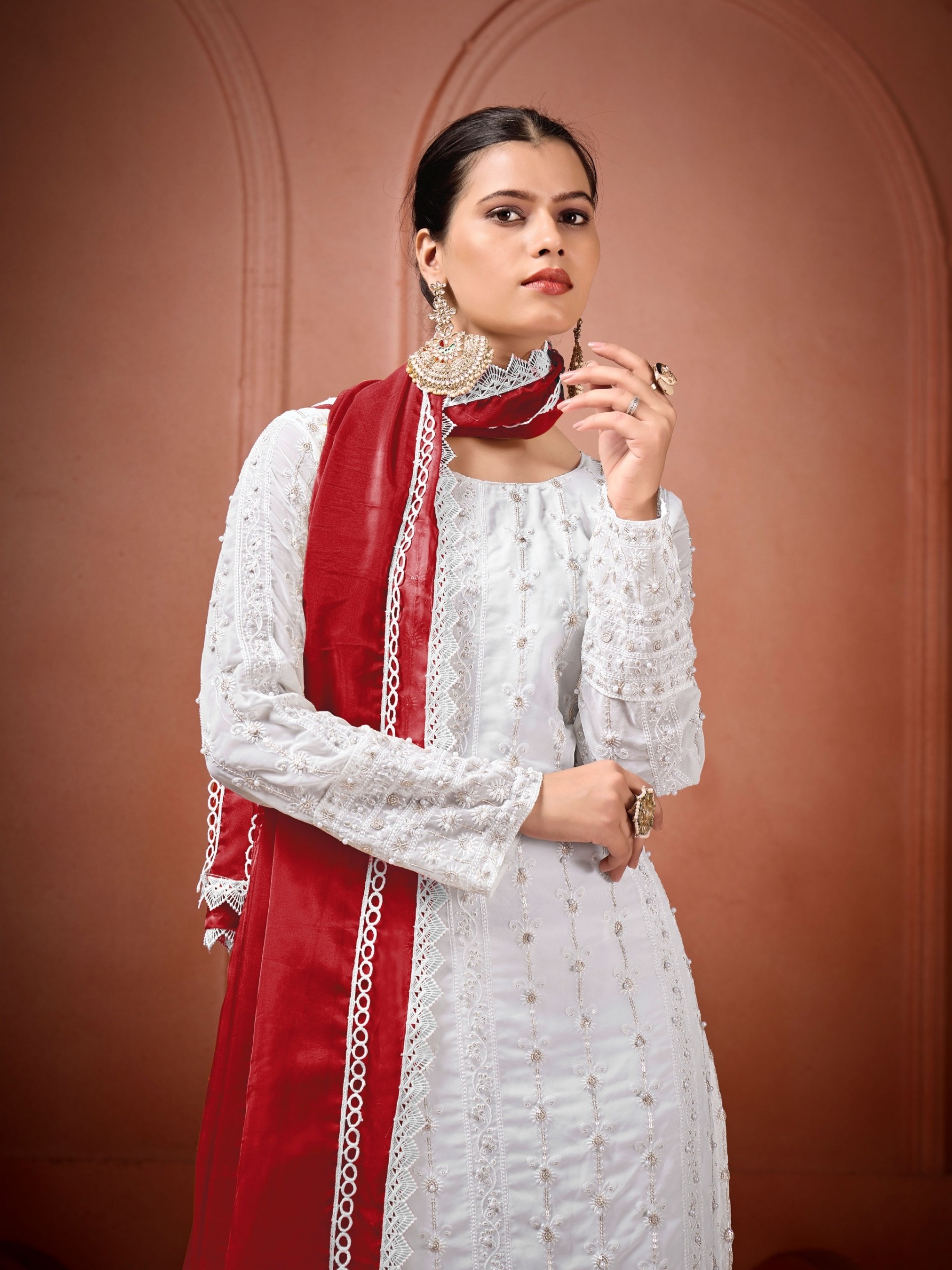 YANYA DESIGNER 023 READY MADE PARTY WEAR TOP AND BOTTOM WITH DUPATTA SET