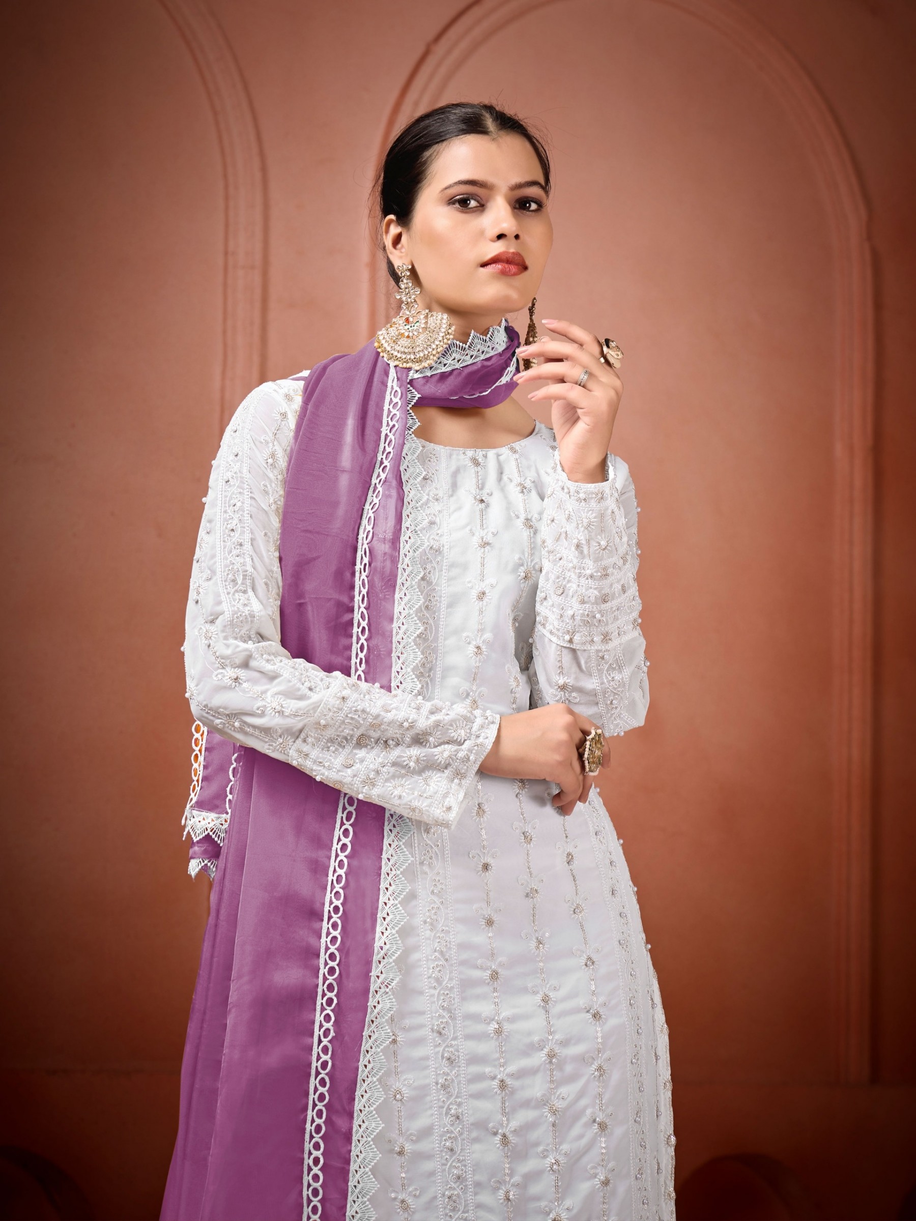 YANYA DESIGNER 023 READY MADE PARTY WEAR TOP AND BOTTOM WITH DUPATTA SET