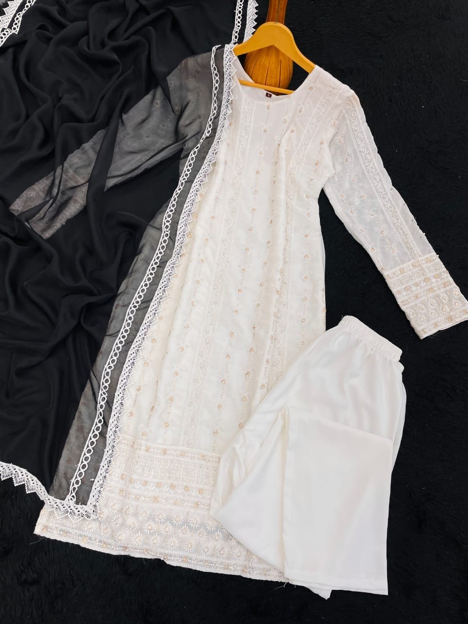 YANYA DESIGNER 023 READY MADE PARTY WEAR TOP AND BOTTOM WITH DUPATTA SET