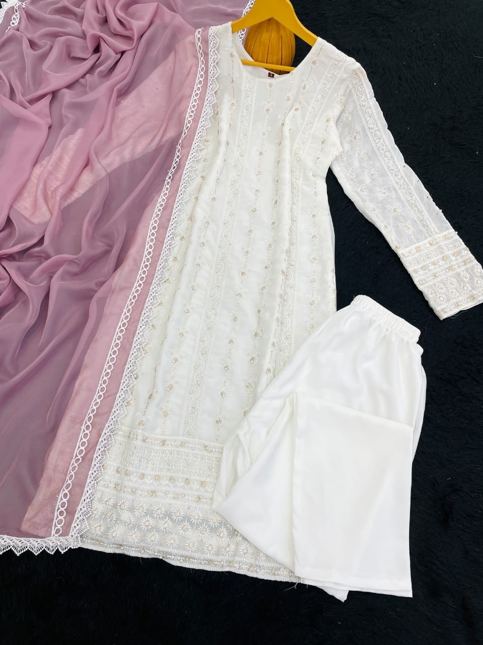 YANYA DESIGNER 023 READY MADE PARTY WEAR TOP AND BOTTOM WITH DUPATTA SET