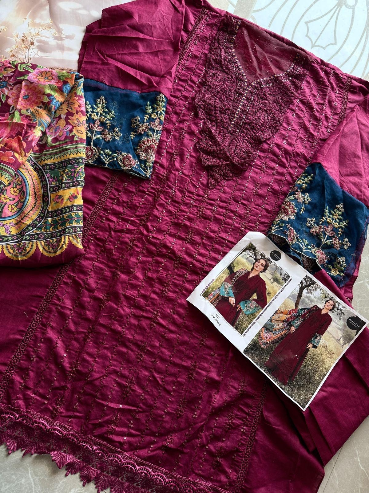 MEHBOOB TEX 1578 PAKISTANI LAWN COTTON SALWAR SUIT