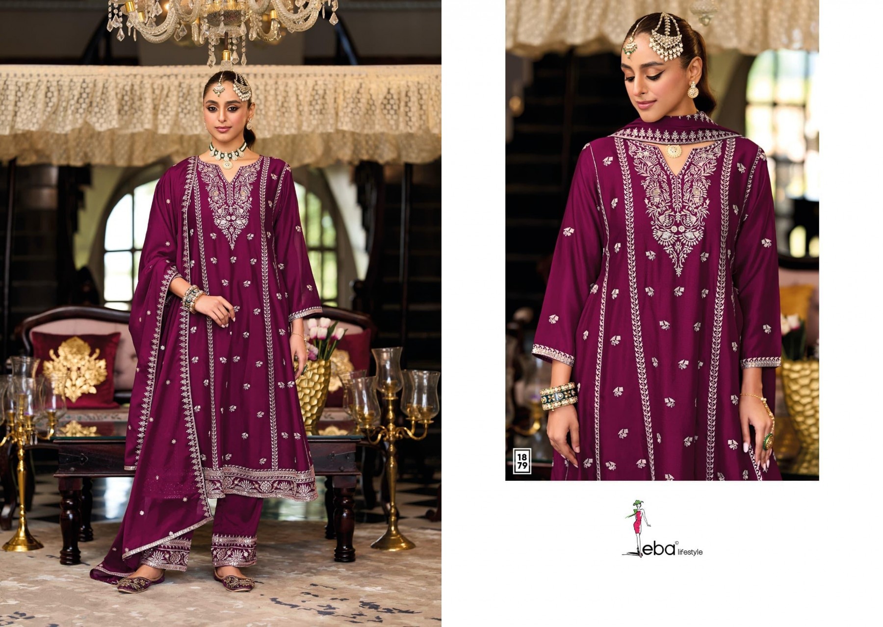 EBA LIFE STYLE SERENA PARTY WEAR COLLETION SALWAR SUIT 