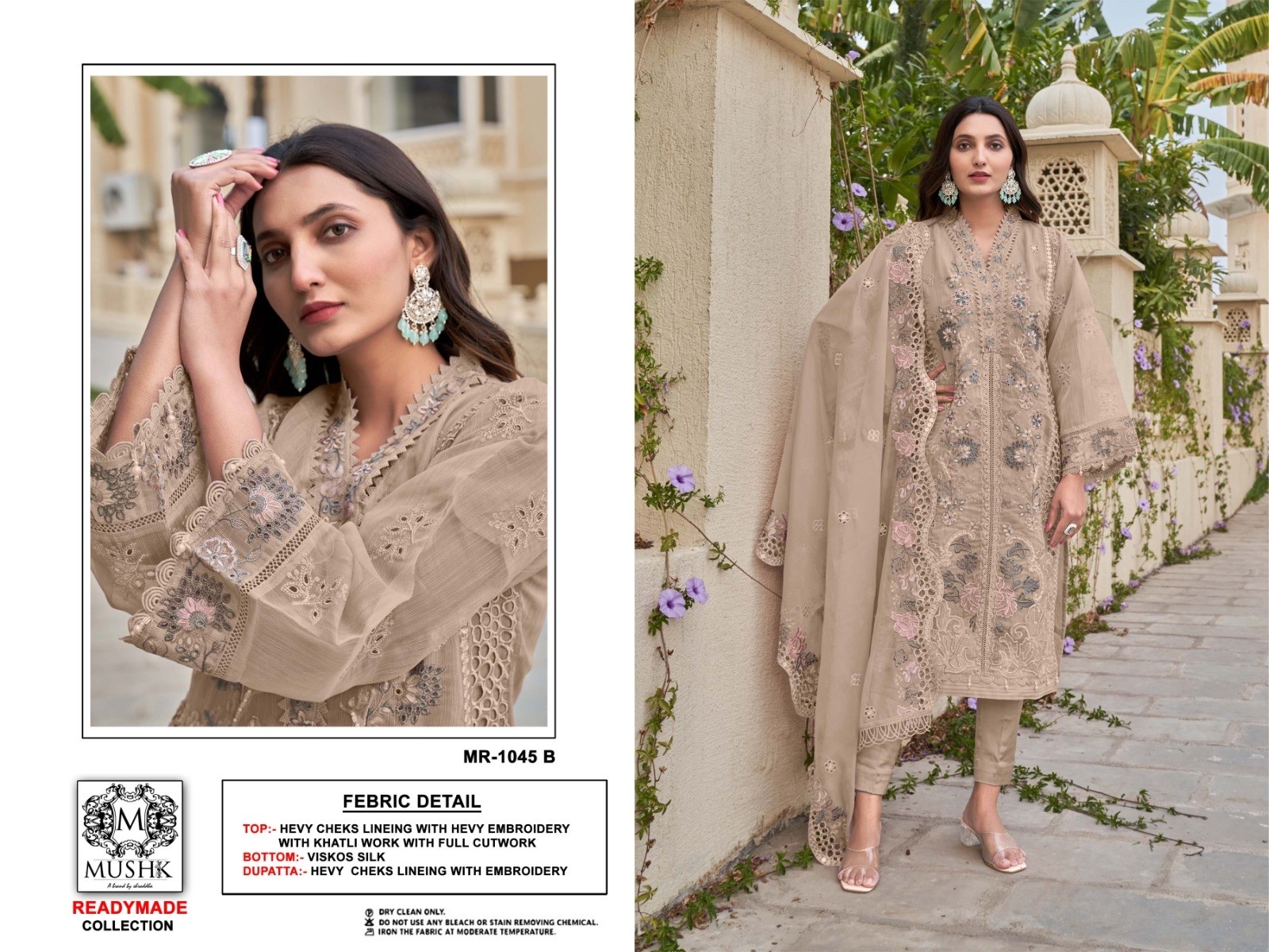  MUSHK MR 1045 PAKISTANI READY MADE EID COLLETION SUIT