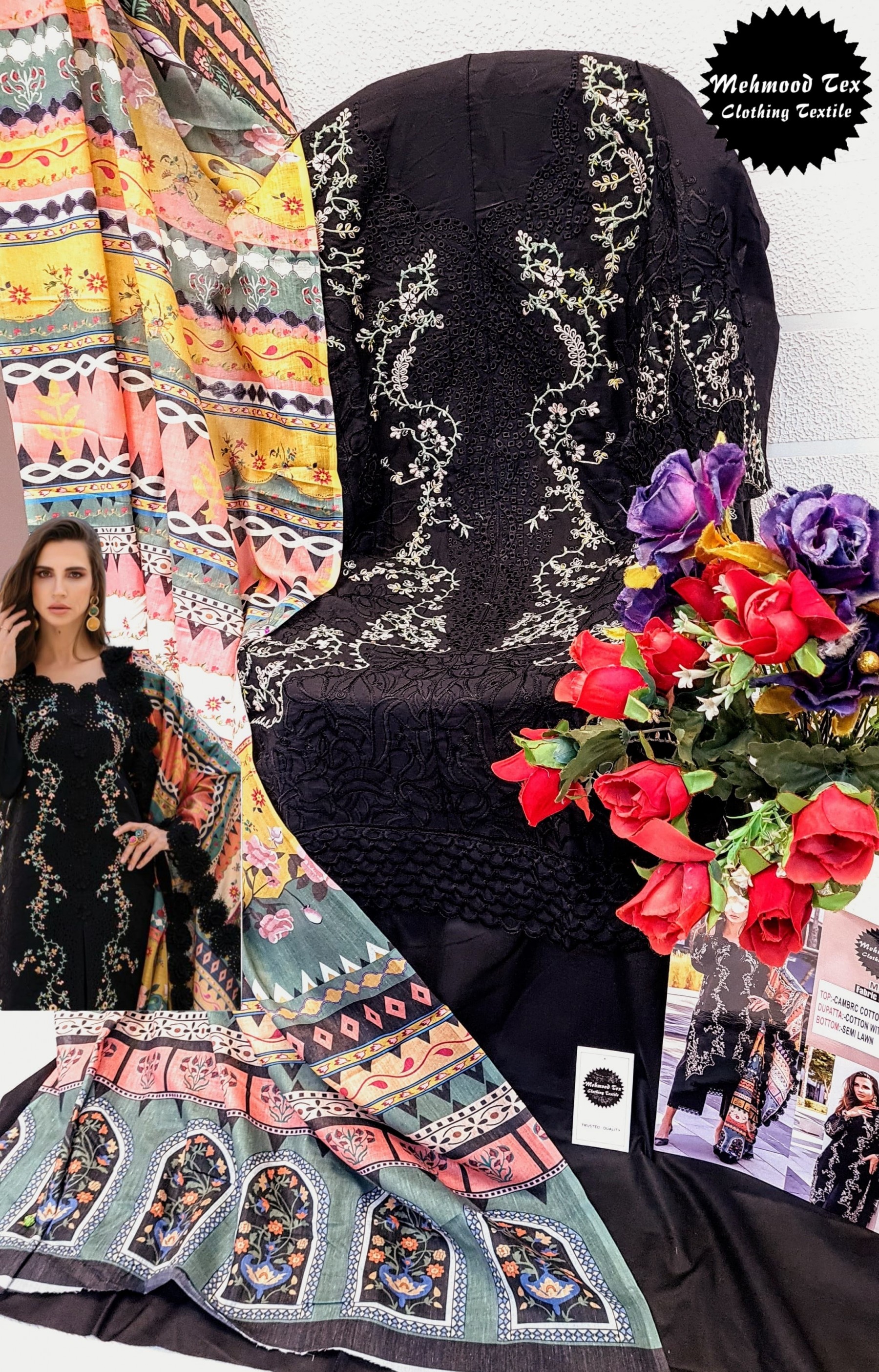 MEHDOOD TEX M67 PAKISTANI SUPER HIT DESIGN HIT COLLETION SALWAR SUIT