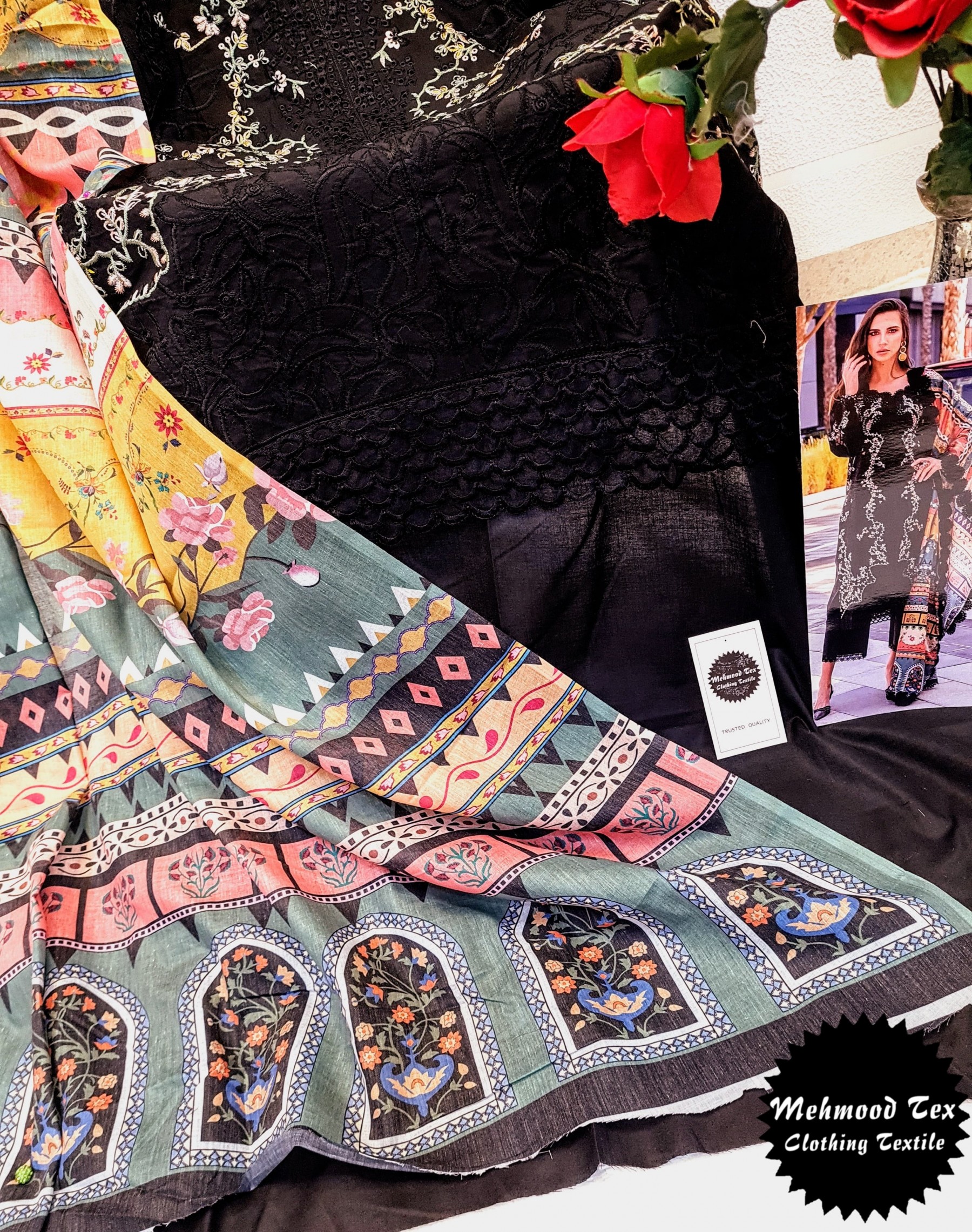 MEHDOOD TEX M67 PAKISTANI SUPER HIT DESIGN HIT COLLETION SALWAR SUIT