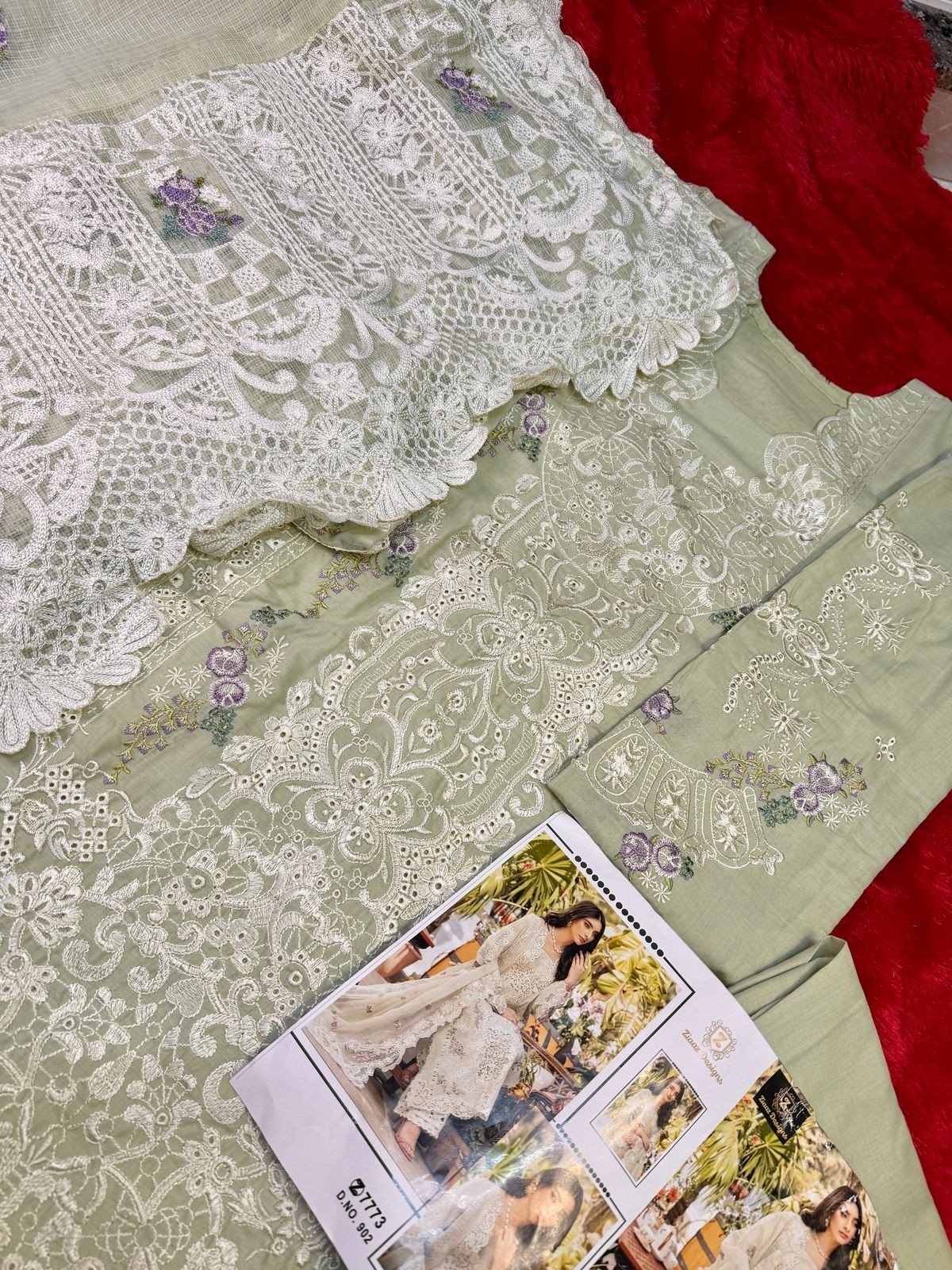 ZIAAZ DESIGN 902 PAKISTANI SUMMER COLLETION COTTON SALWAR SUIT