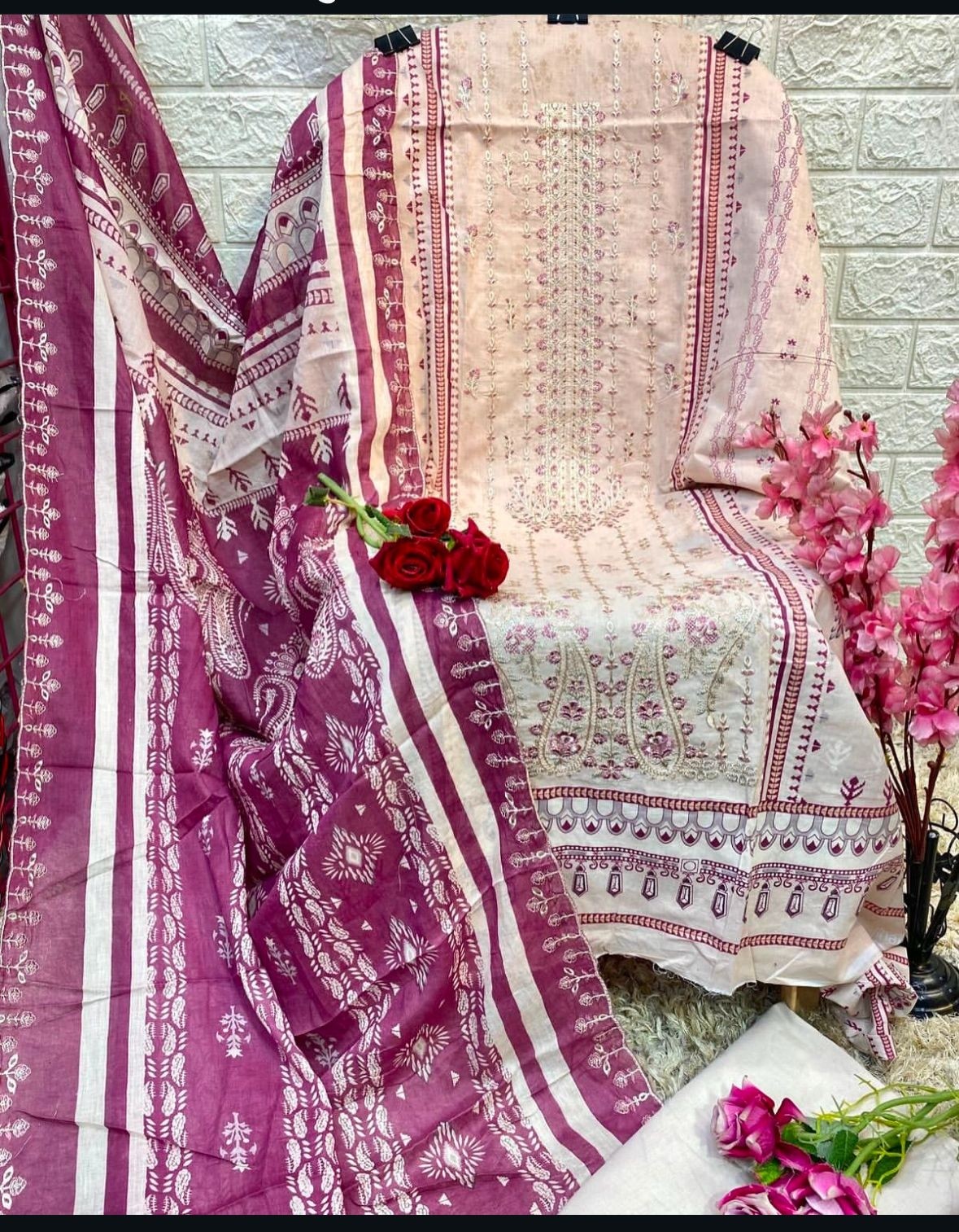 JIHAN PRESET BIN SAEED LAWN COLLECTION VOL14 PAKISTANI PATCH WORK SALWAR SUIT