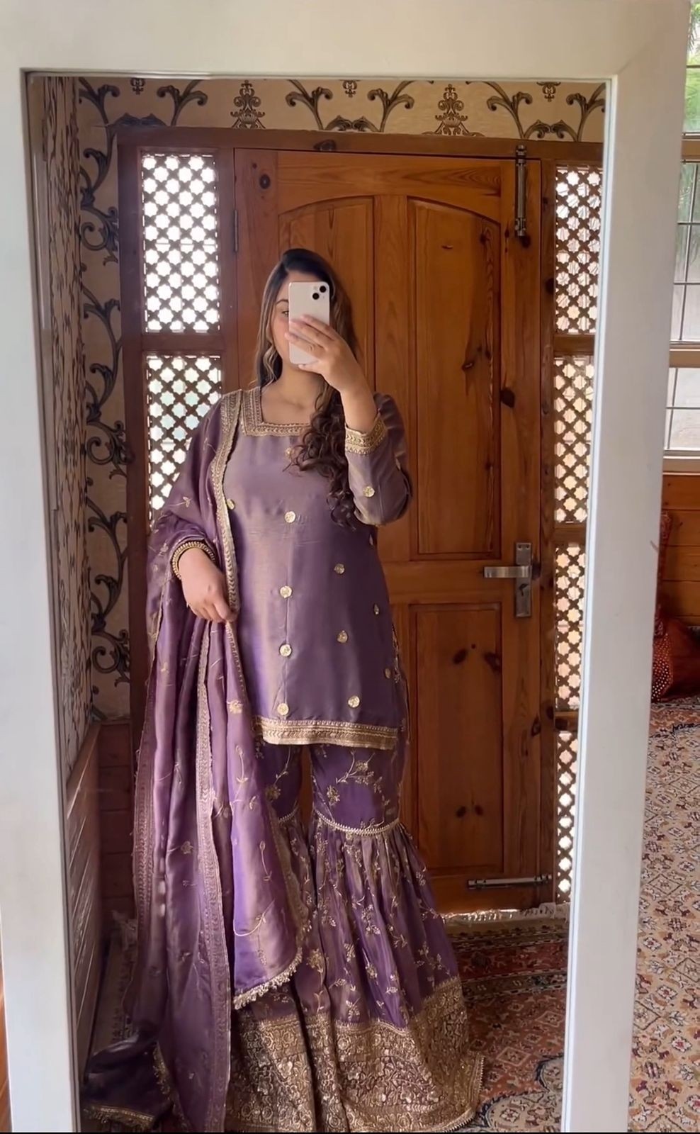 LETEST PANJABI SHARARA SALWAR SUITS WITH EMBROIDERY SEQUENCE SALWAR SUIT