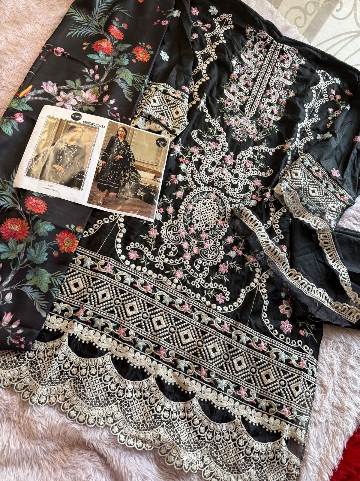 MEHBOB TEX 1608 PAKISTANI STYLE DESIGNER SALWAR SUIT 