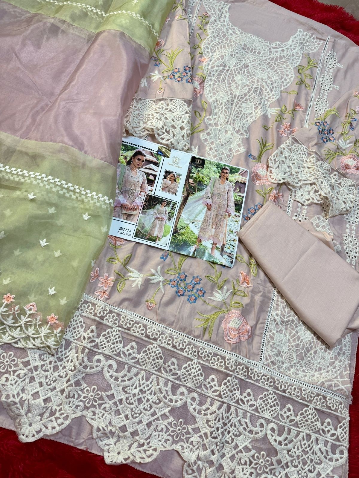 ZIAAZ DESIGNS 905 PAKISTANI WEDDING SALWAR SUIT 