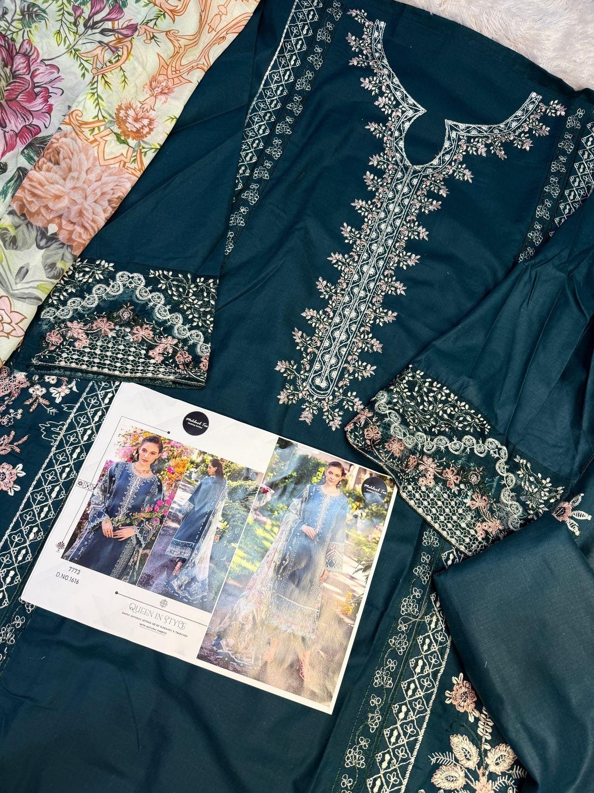 MEHBOB TEX 1616 PAKISTANI SUMMER LAWN COTTON SALWAR SUIT