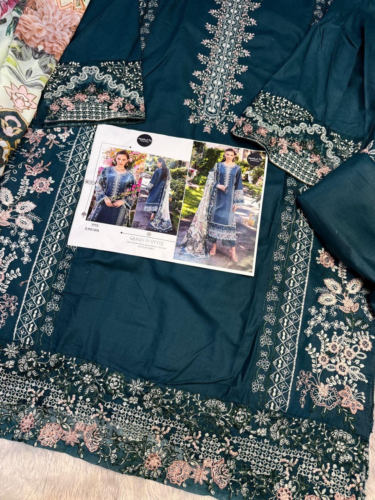 MEHBOB TEX 1616 PAKISTANI SUMMER LAWN COTTON SALWAR SUIT