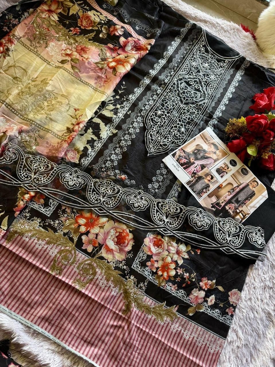 MEHBOOB TEX 1639 PAKISTANI LAWN PRINTED PARTY WEARSALWAR SUIT