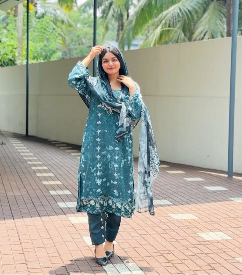 AASHA DESIGNER 112O PAKISTANI DESIGNER PRINTED SALWAR SUIT