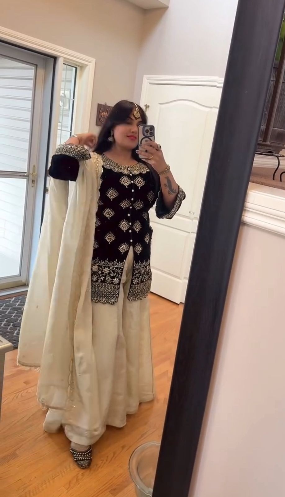 WW 1178 NEW LETEST COLLETION TOP WITH PLAZZO SUIT AND DUPATTA SET WITH EMBROIDERY FULLY STICHAD SUIT