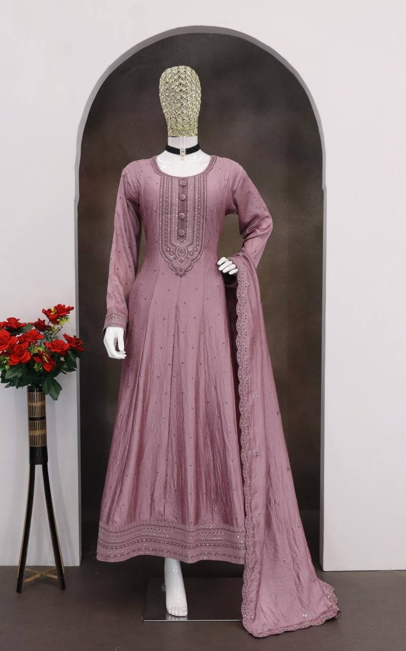 AASHIRWAD 10012 STYLISH PARTY WEAR LONG GOWN ONLINE 