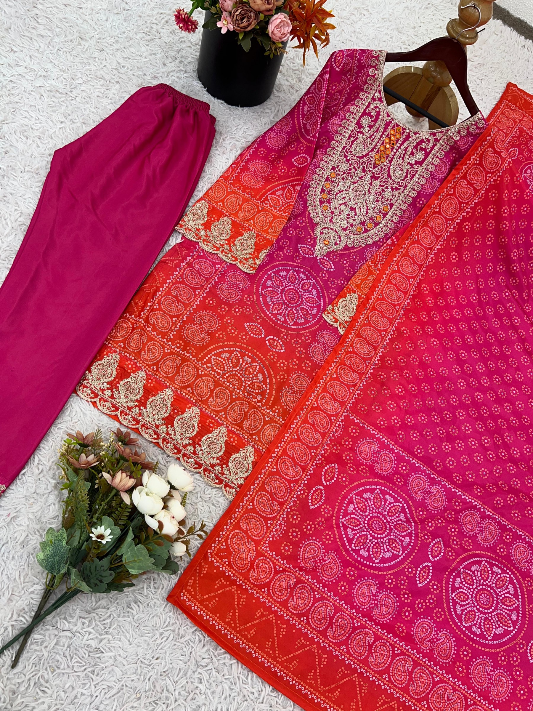 SRK 5292 BADHANI STYLE KURATI SET