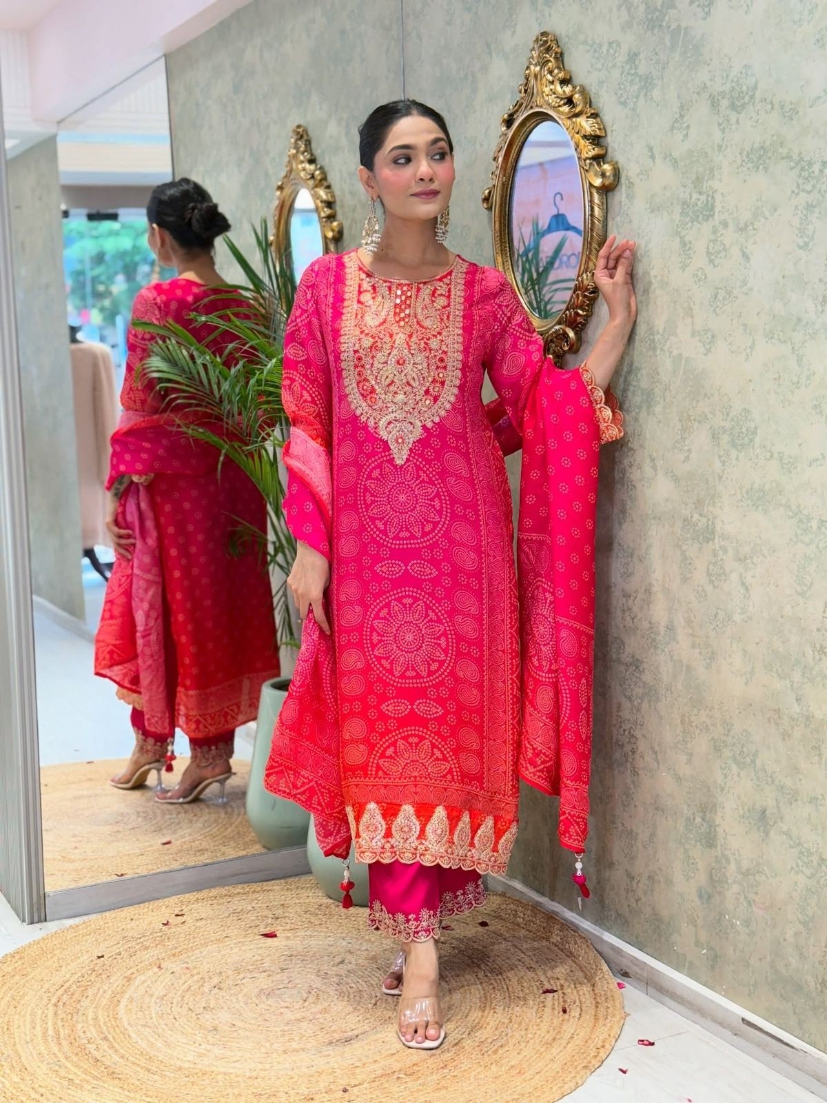 SRK 5292 BADHANI STYLE KURATI SET