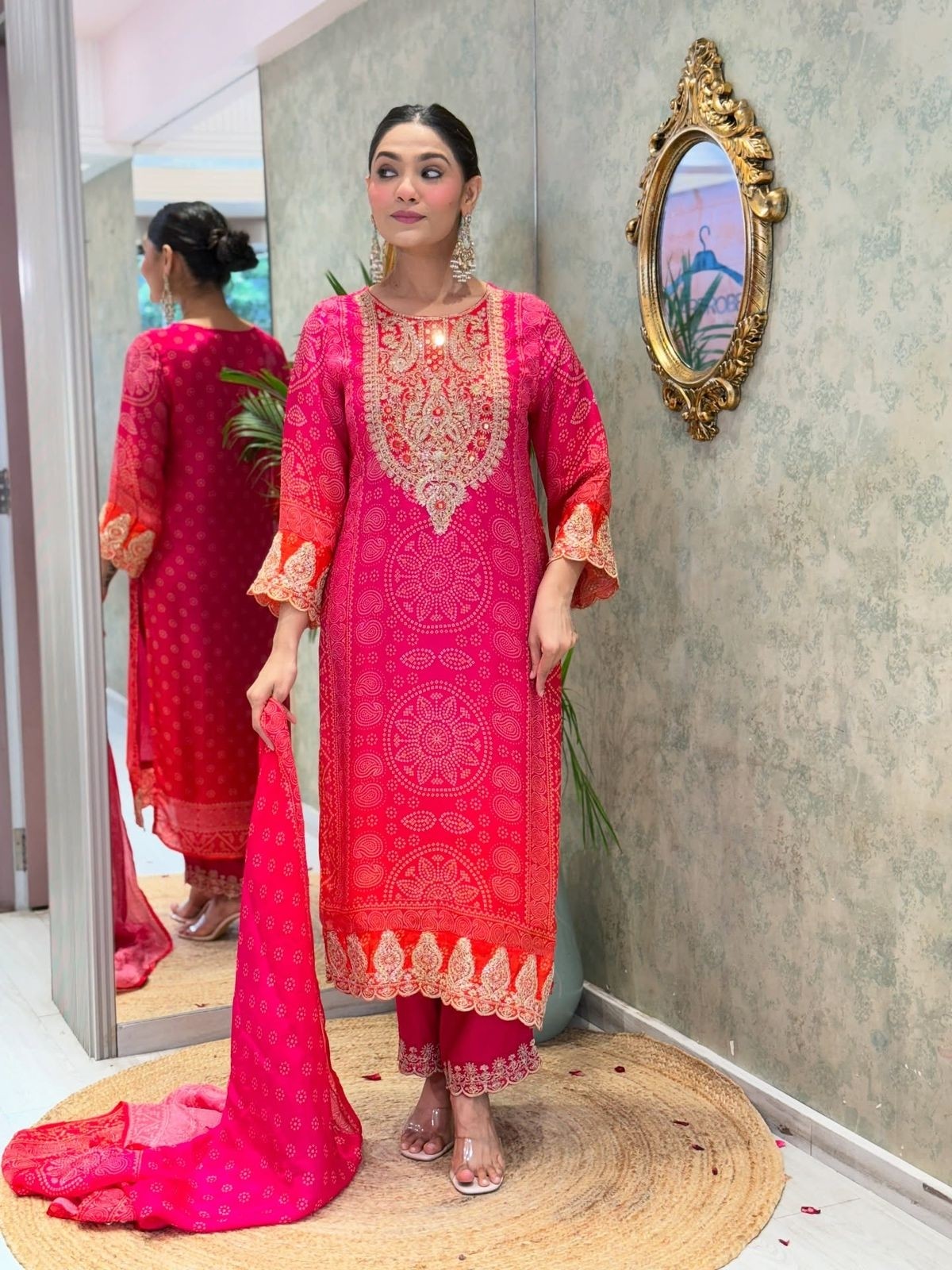 SRK 5292 BADHANI STYLE KURATI SET