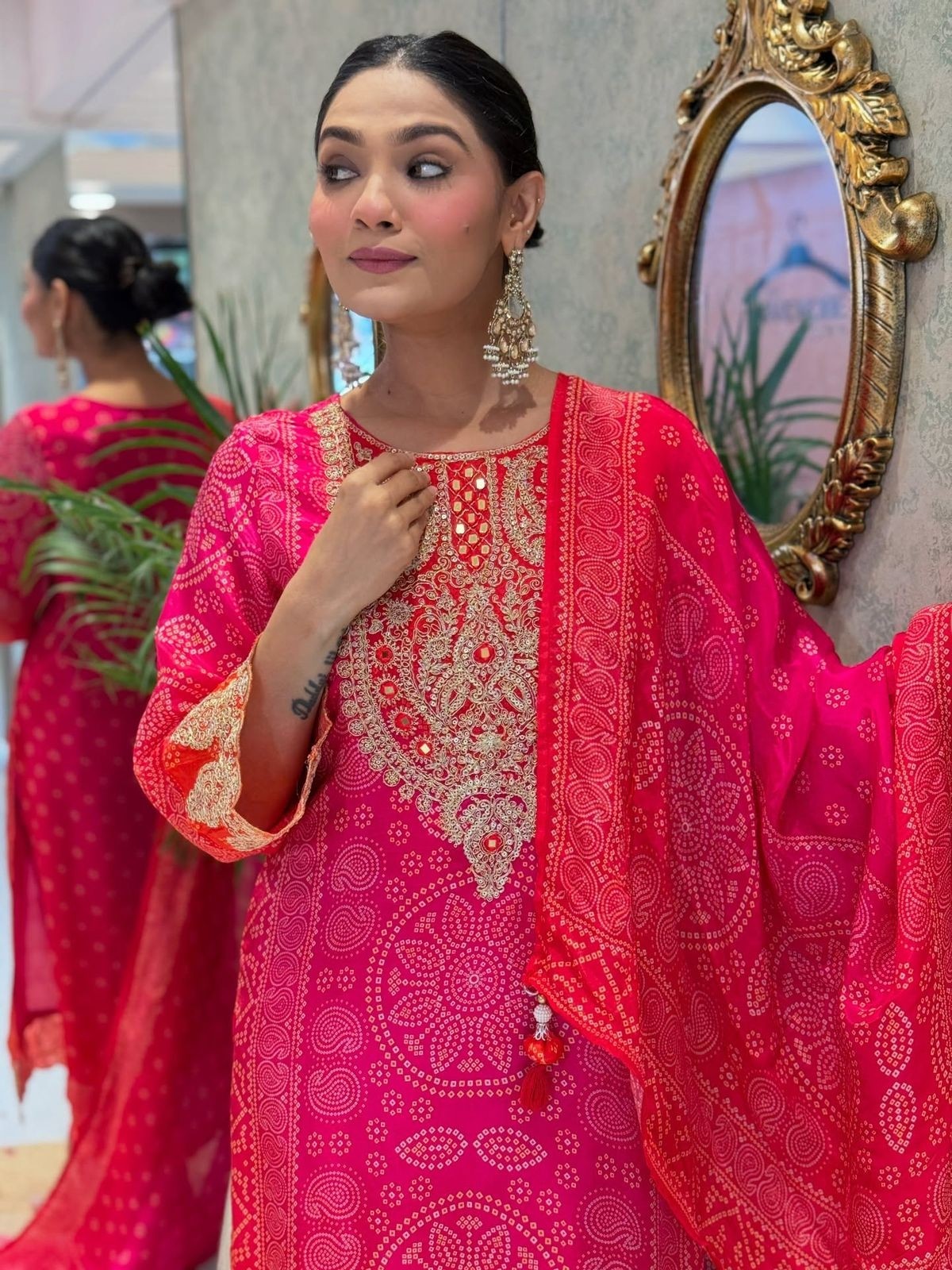 SRK 5292 BADHANI STYLE KURATI SET