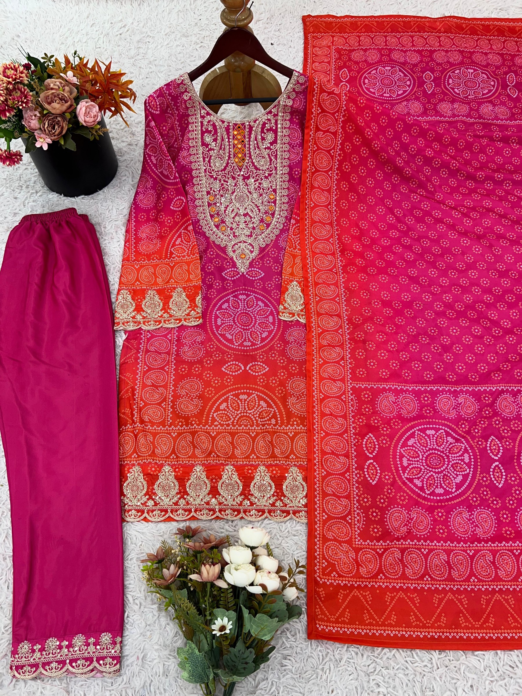 SRK 5292 BADHANI STYLE KURATI SET