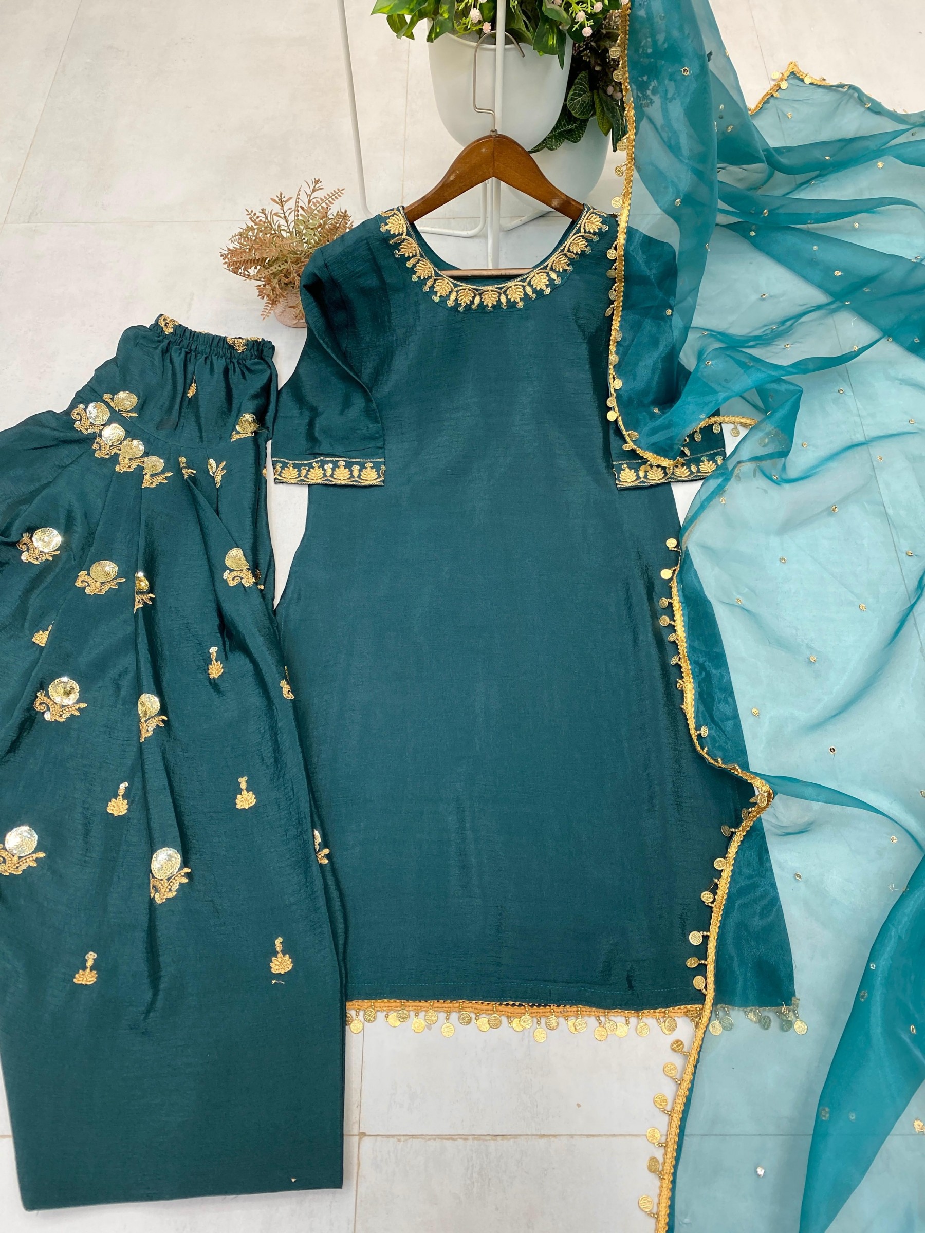  BE 362 PAKISTANI PALAZZO SUITS ONLINE