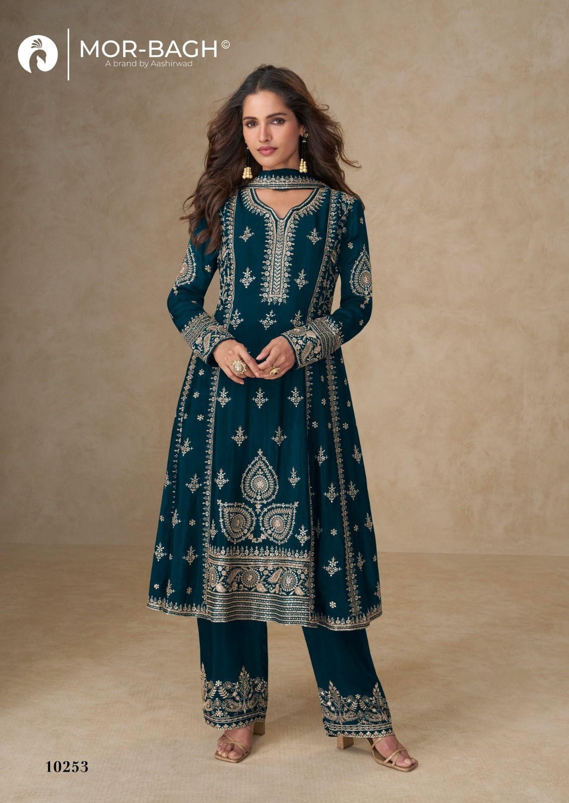AASHIRWAD CREATION BY MUSKAN STYLISH PARTY WEAR SUITS 