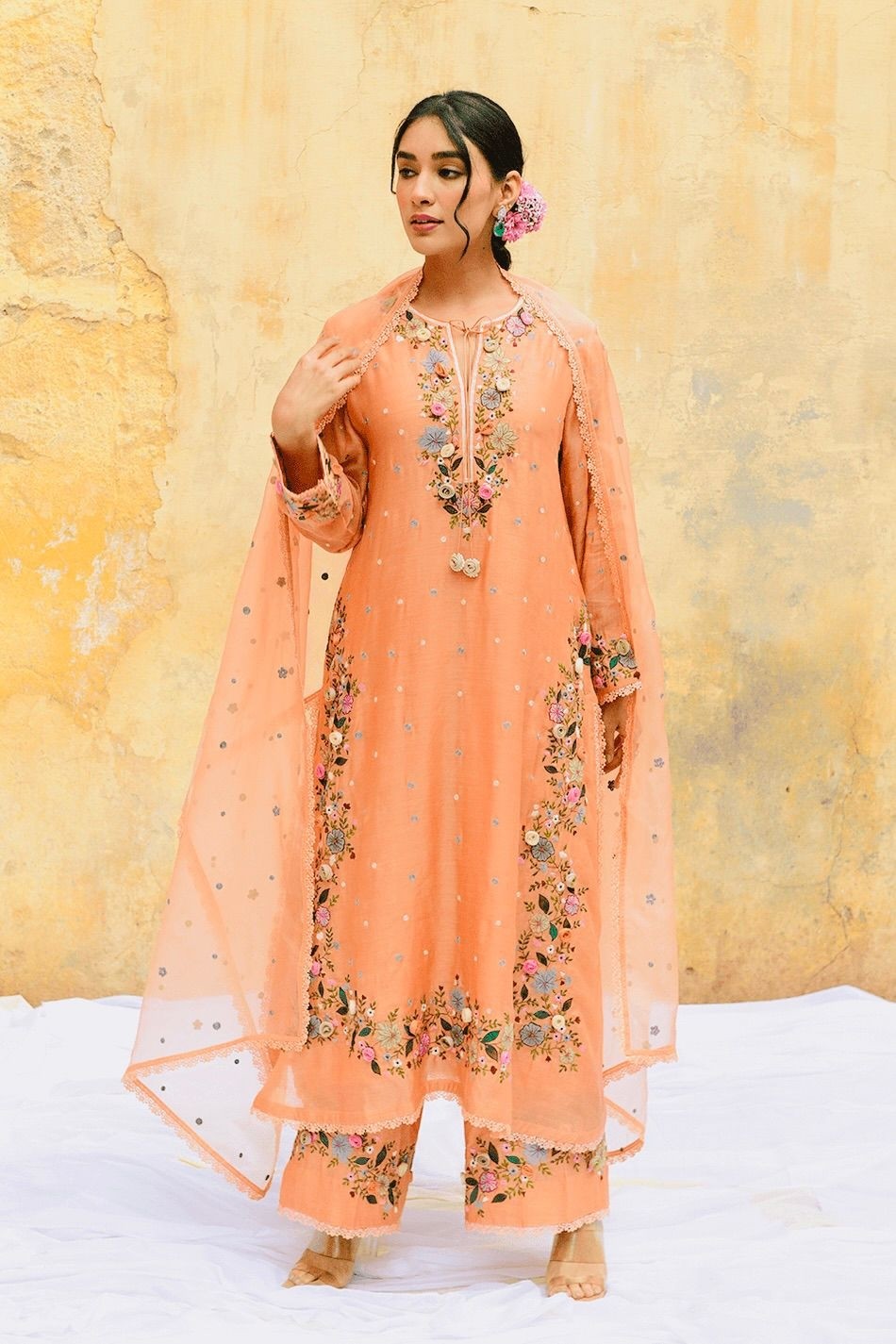 NSR 862READYMADE PARTY WEAR FOX GEORGETTE SUITS ONLINE 
