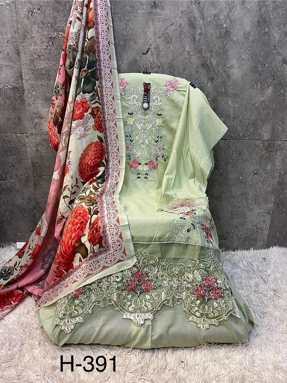 HOOR TEX H 391 PAKISTANI PAKISTANI COTTON SALWAR SUITS ONLINE 