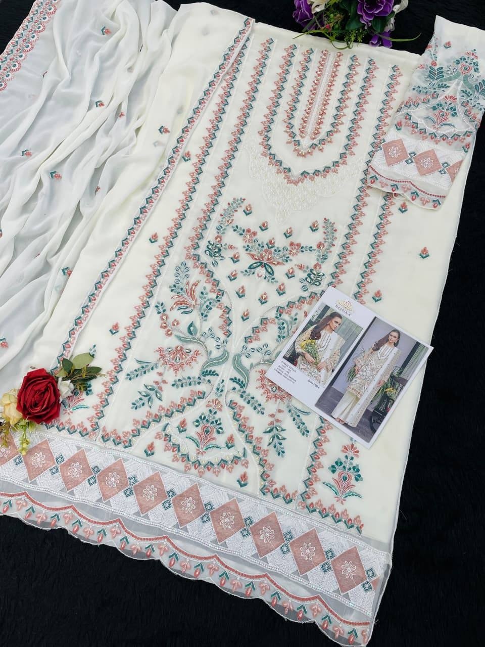 MARIA-A 1185 PAKISTANI LEDIES SALWAR SUITS ONLINE  