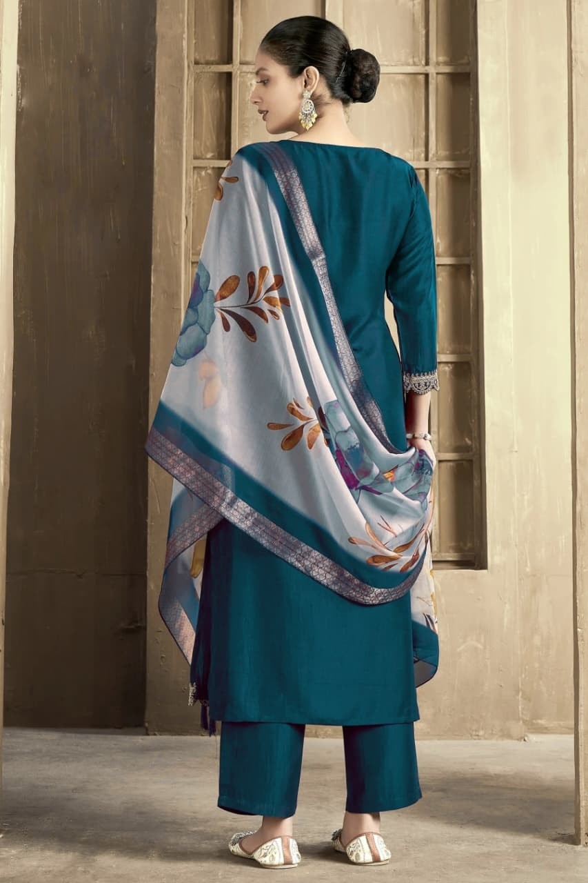 AF 1001 STYLISHT EMBFROIDERY WORK KURATIS SET 