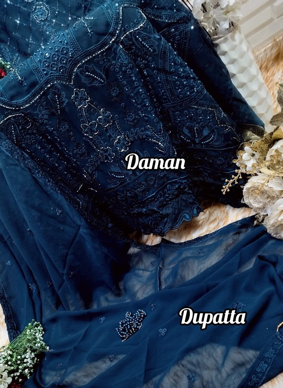 SANA MARYAM SM 184 PAKISTANI FESTIVAL SALWAR SUITS 