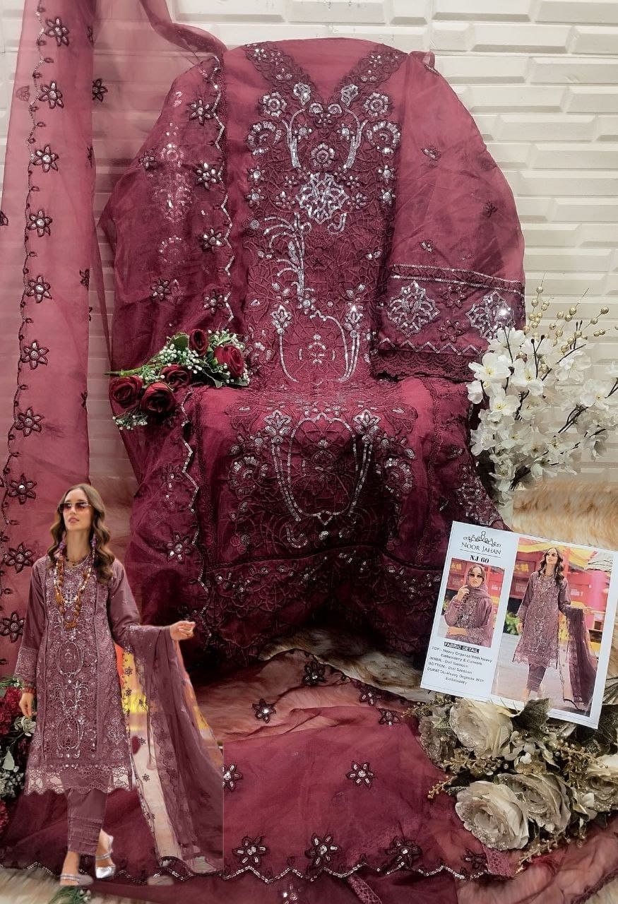 NOOR JAHAN NJ 60 FANCY PAKISTANI SALWAR SUITS