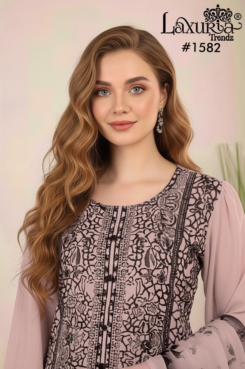  Laxuria Trendz 1582 Pakistani Embroidery Ready Made Suits