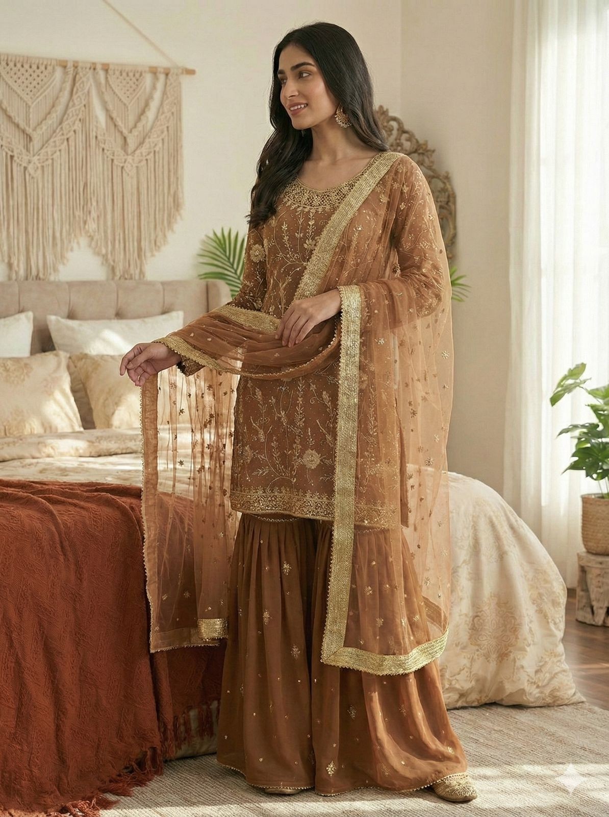  ZSR 3151 PARTY WEAR SHARARA SUIT 