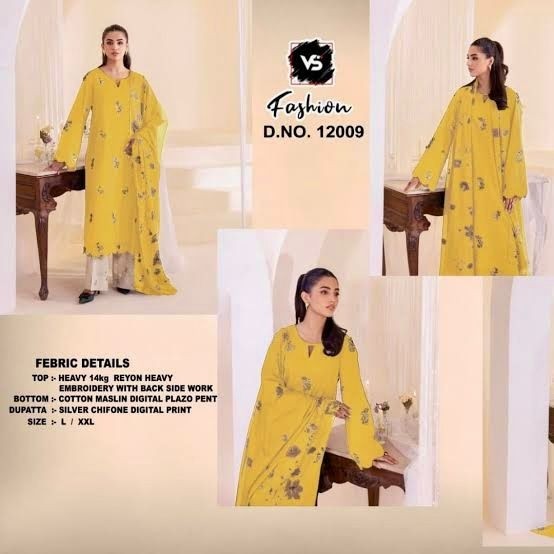 VS FASHION 12009 PAKISTANI READYMADE SUITS