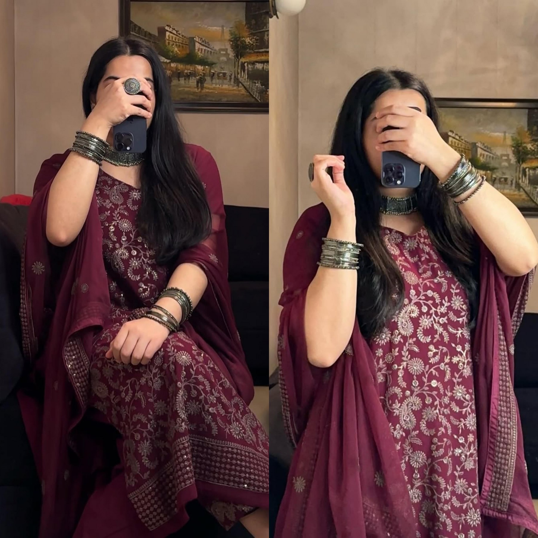 MC 2016 EMBROIDERED PARTY GOERGTTE SALWAR SUITS