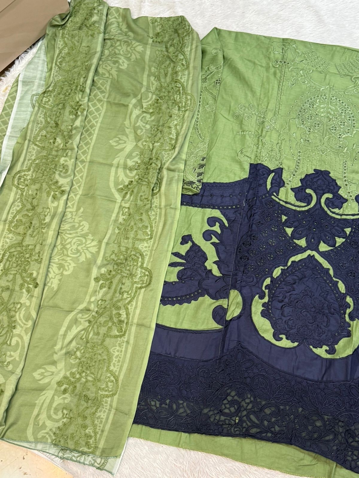 MEHBOB TEX 1854 PAKISTANI EID SPARKAL COTTON SUITS WHOLESALES  