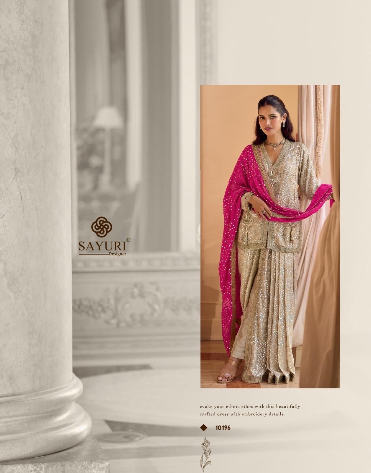 SAYURI DESIGNER BY SWAROSKI DESIGNER PARTY WEAR SALWAR SUITS