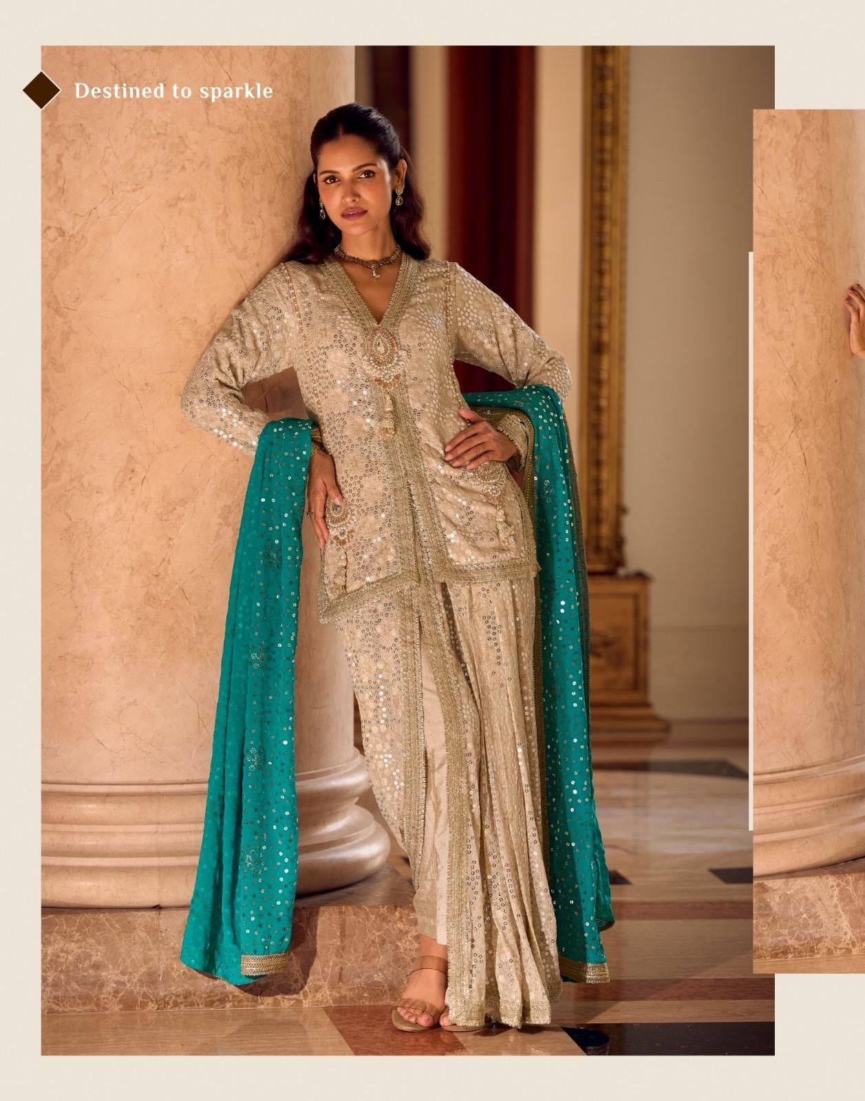 SAYURI DESIGNER BY SWAROSKI DESIGNER PARTY WEAR SALWAR SUITS