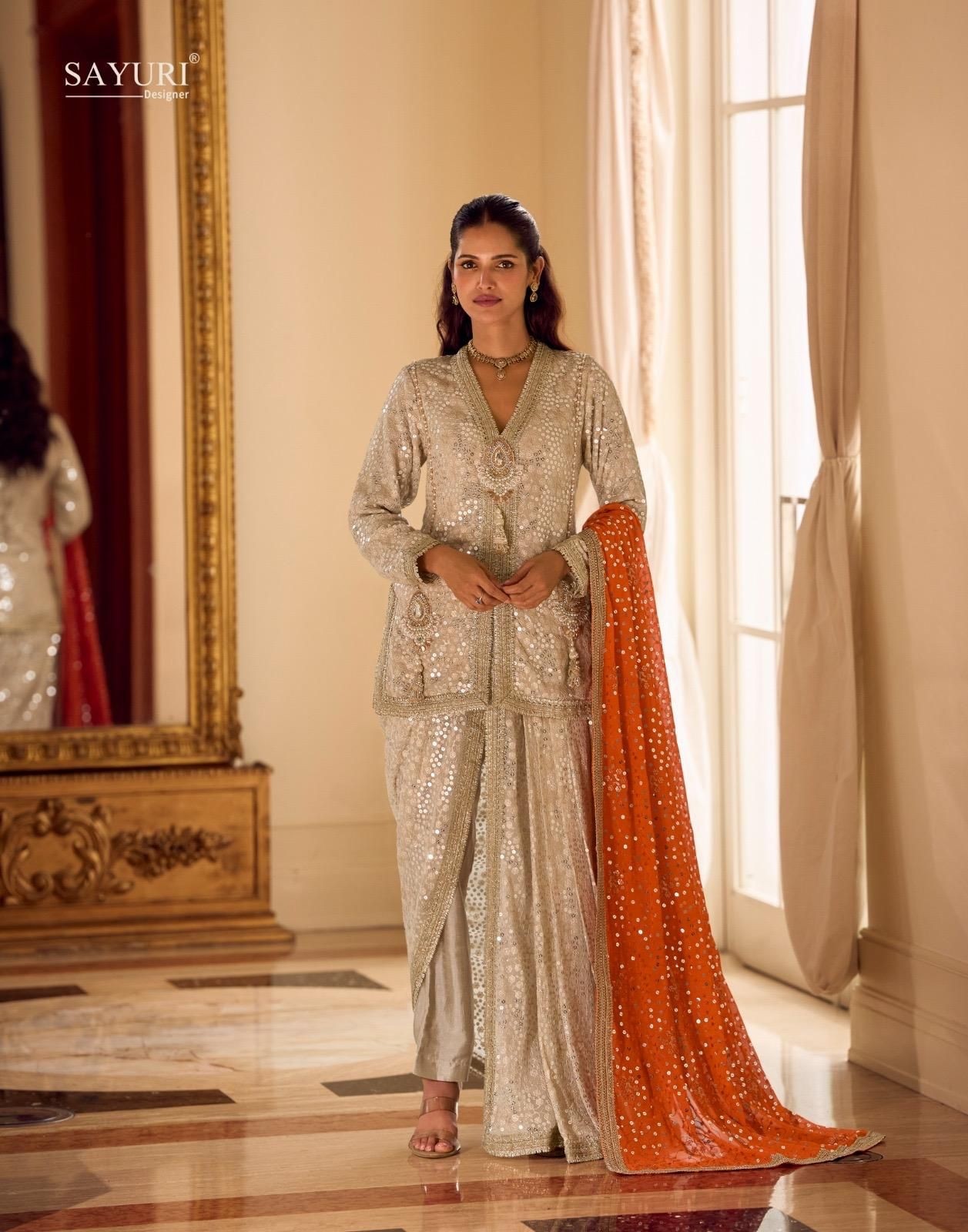 SAYURI DESIGNER BY SWAROSKI DESIGNER PARTY WEAR SALWAR SUITS