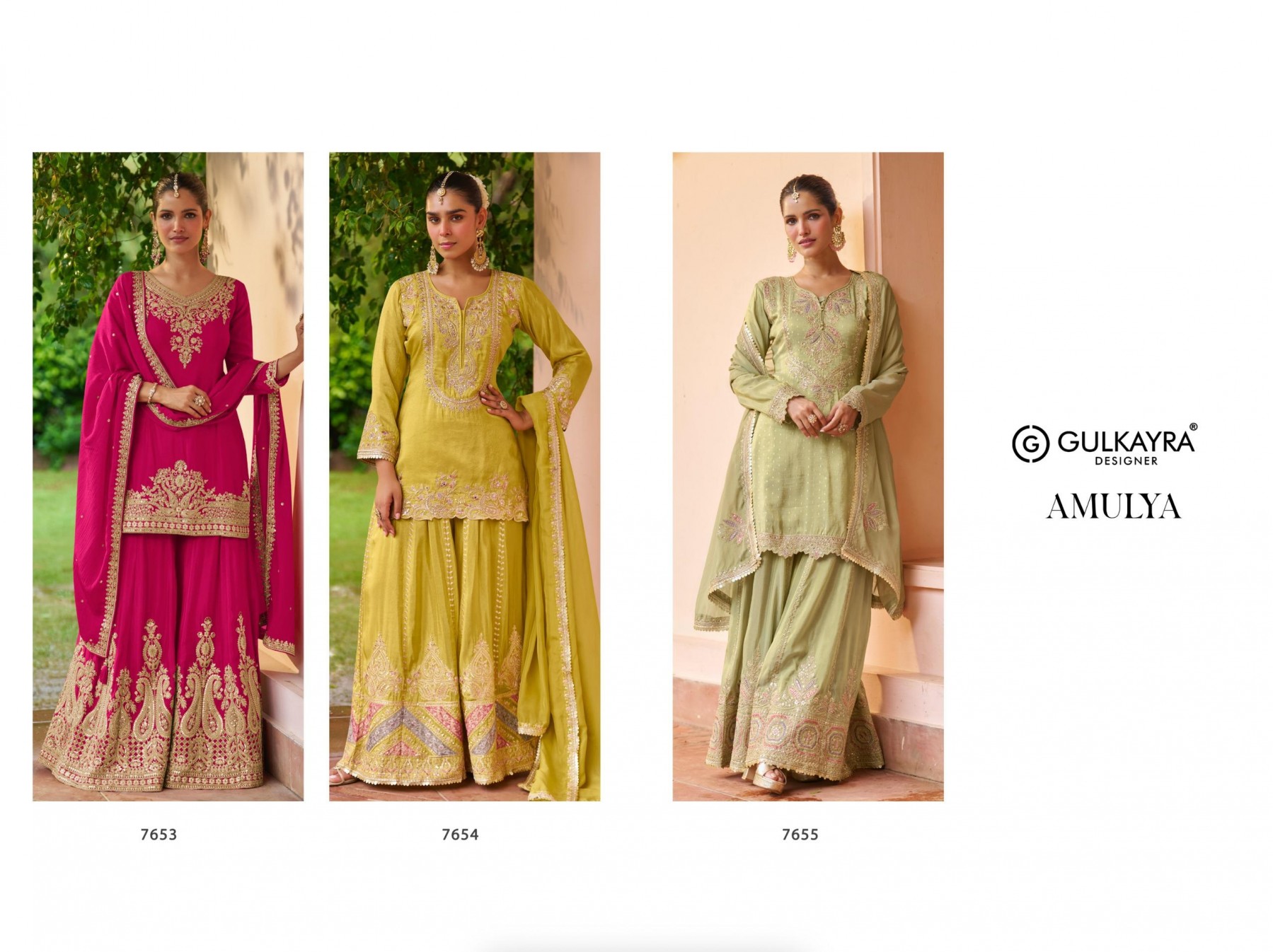 GULKAYRA BY AMULYA  READYMADE PARTY WEAR SALWAR SUITS