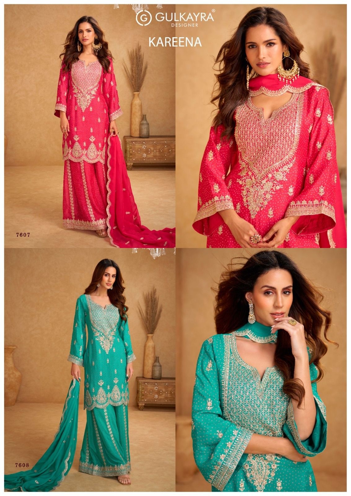 GULKAYRA BY KAREENA DESIGNER EMBROIDERY SALWAR SUITS 