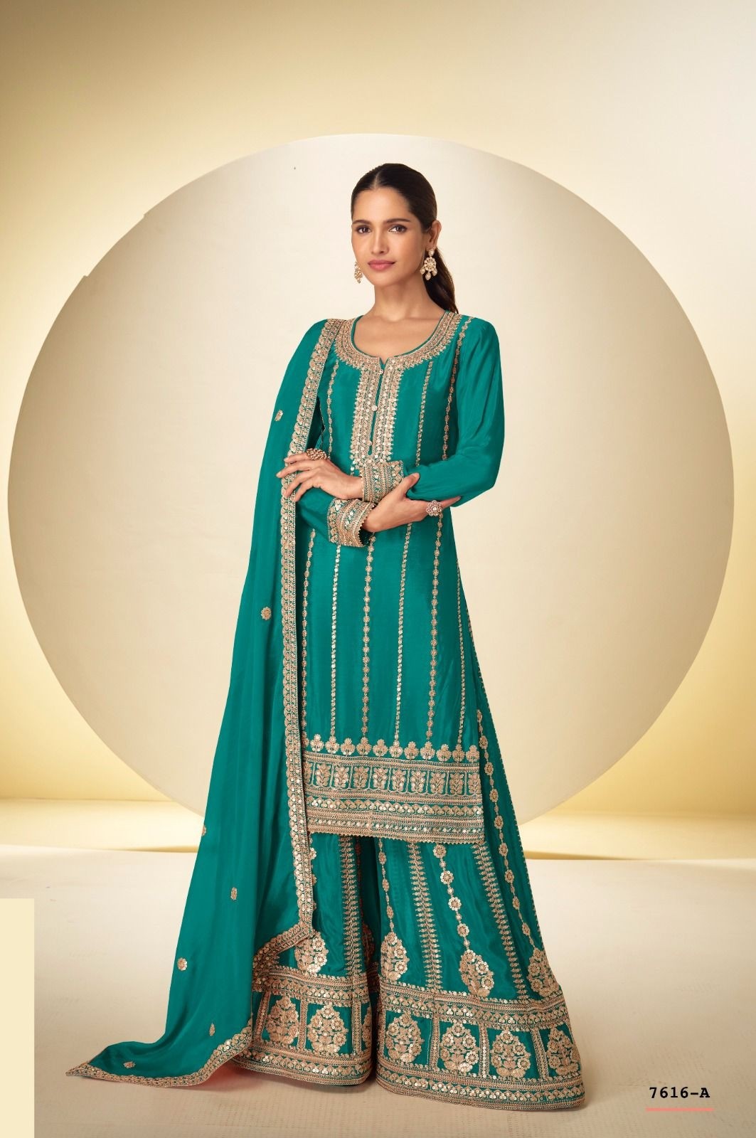 GULKAYRA BY RINAAYA 7616 COLOUR PARTY WEAR PALAZZO SUITS 